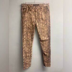 Big star Snakeskin Skinny Jeans Size 30